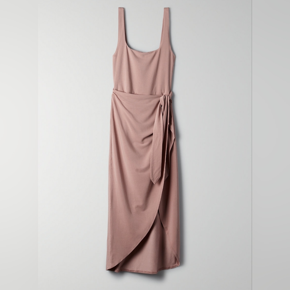 Aritzia Midi Wrap Dress size xs
